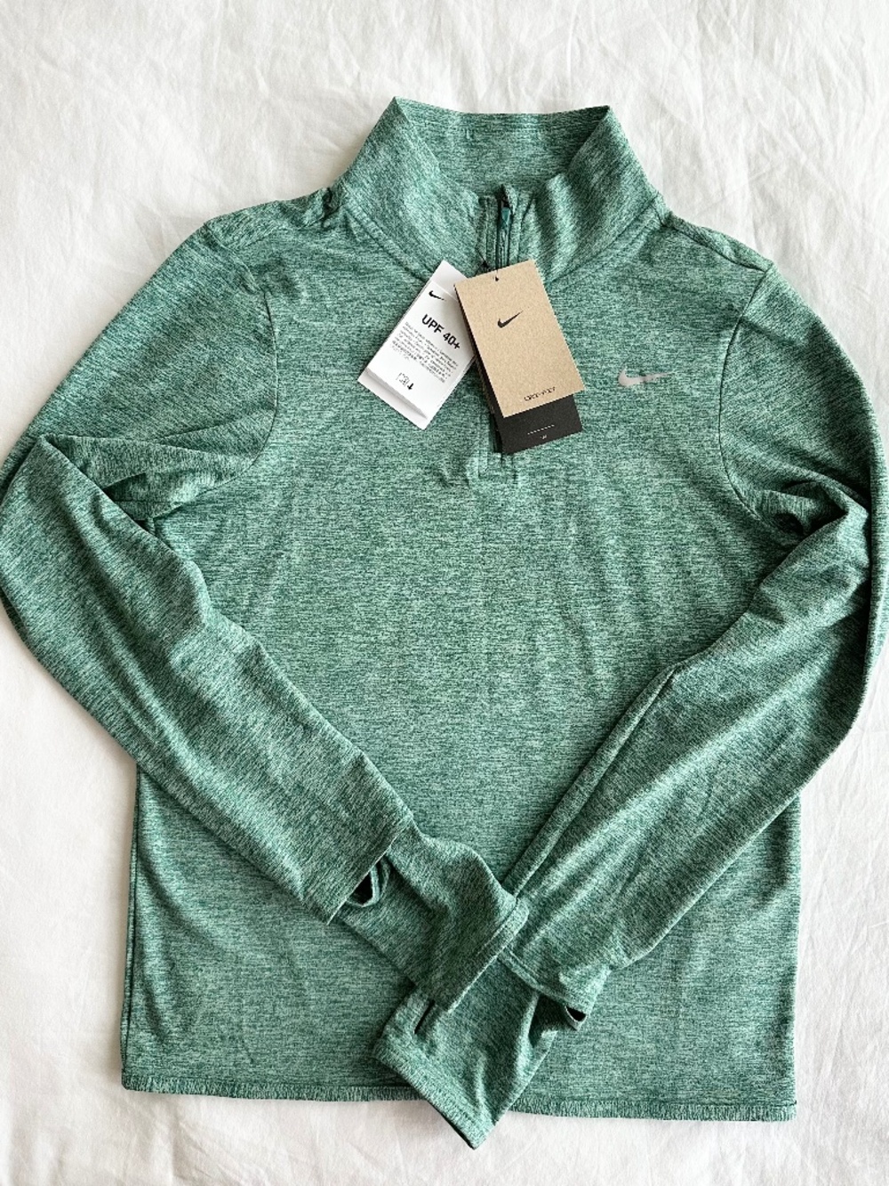 🆕 Nike Dri-FIT Half-Zip Running Top UPF 40+ size XS